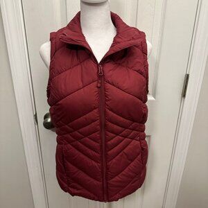 Red Puffer Vest Small